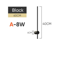 Modern LED Wall Lamp 350°Rotation Long Wall Light For Home Bedroom Stairs Living Room Sofa Background Lighting Decoration Lamp