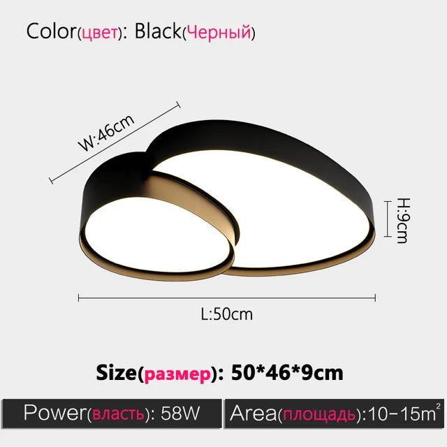 Modern simple nordic ceiling lights bedroom dining room lamps black white Living room lamp LED lamp home decorative lamp