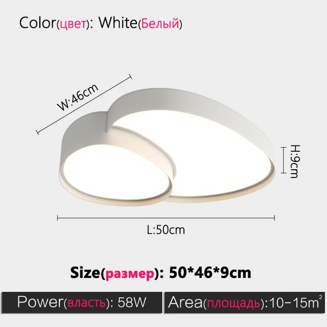 Modern simple nordic ceiling lights bedroom dining room lamps black white Living room lamp LED lamp home decorative lamp