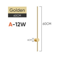 Modern LED Wall Lamp 350°Rotation Long Wall Light For Home Bedroom Stairs Living Room Sofa Background Lighting Decoration Lamp