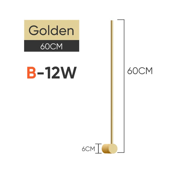 Modern LED Wall Lamp 350°Rotation Long Wall Light For Home Bedroom Stairs Living Room Sofa Background Lighting Decoration Lamp