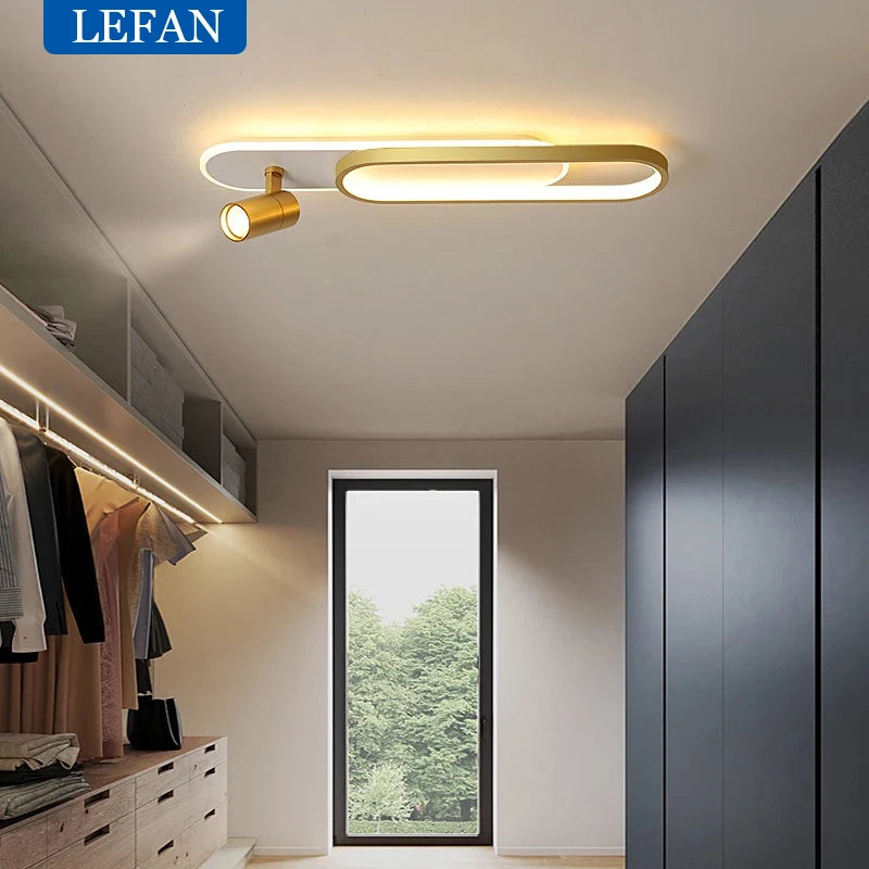 Minimalist LED Ceiling Lights With Spotlights Track Lights   Bedroom Lobby Dining Room Hall Corridor Long Strip Ceiling Lamps