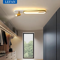 Minimalist LED Ceiling Lights With Spotlights Track Lights   Bedroom Lobby Dining Room Hall Corridor Long Strip Ceiling Lamps