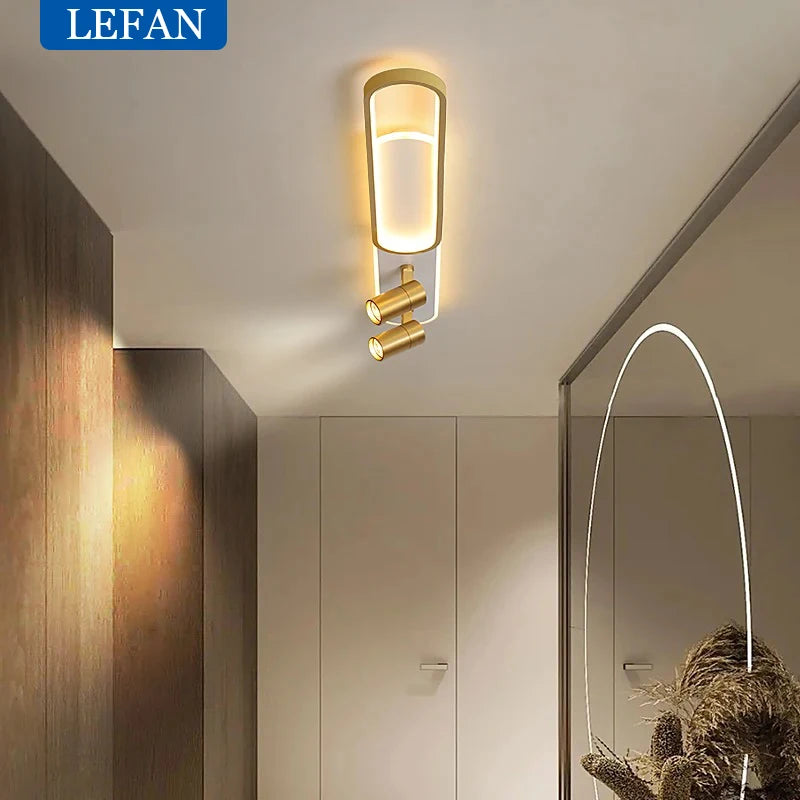 Minimalist LED Ceiling Lights With Spotlights Track Lights   Bedroom Lobby Dining Room Hall Corridor Long Strip Ceiling Lamps