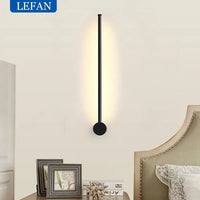 Modern LED Wall Lamp 350°Rotation Long Wall Light For Home Bedroom Stairs Living Room Sofa Background Lighting Decoration Lamp