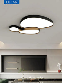 Modern simple nordic ceiling lights bedroom dining room lamps black white Living room lamp LED lamp home decorative lamp