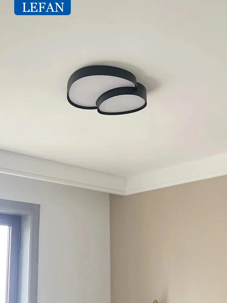 Modern simple nordic ceiling lights bedroom dining room lamps black white Living room lamp LED lamp home decorative lamp