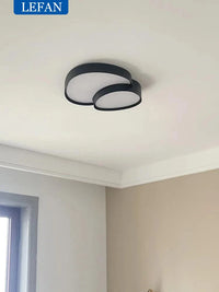Modern simple nordic ceiling lights bedroom dining room lamps black white Living room lamp LED lamp home decorative lamp