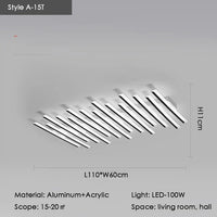 Modern Nordic  LED Ceiling Lamps For Living Dining Room With Remote Control Black Lights Office Bedroom Decor Square Chandeliers