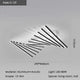 Modern Nordic  LED Ceiling Lamps For Living Dining Room With Remote Control Black Lights Office Bedroom Decor Square Chandeliers