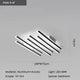 Modern Nordic  LED Ceiling Lamps For Living Dining Room With Remote Control Black Lights Office Bedroom Decor Square Chandeliers