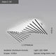 Modern Nordic  LED Ceiling Lamps For Living Dining Room With Remote Control Black Lights Office Bedroom Decor Square Chandeliers